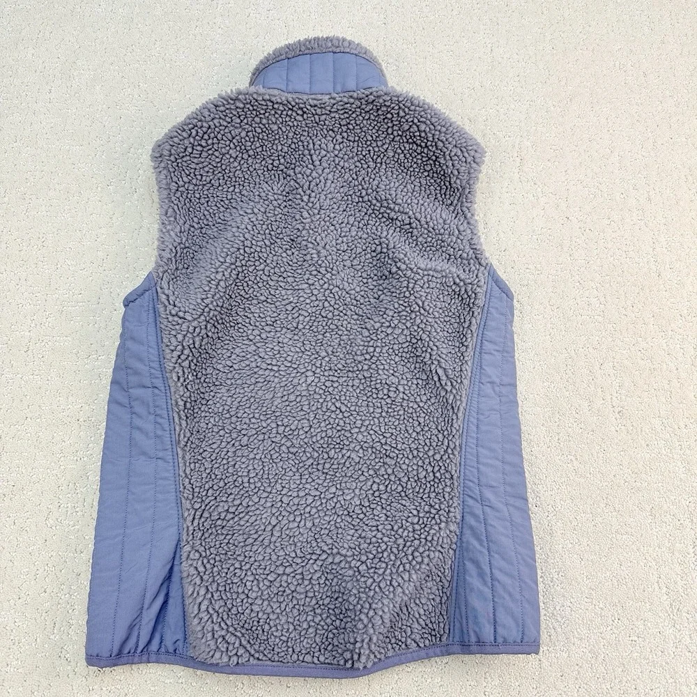 Vintage Patagonia Synchilla Retro-X Vest Womens XS‎ lilac Deep Pile Fleece 23080